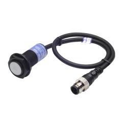 PRDAW Серия Датчики индуктивные повышенной чувствительности в цилиндрическом корпусе c тефлоновым покрытием (с кабельным разъёмом)